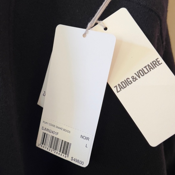 Zadig & Voltaire Rhinestone-Embellished Cardigan - Picture 7 of 7